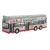 Double Decker Bus Silver 